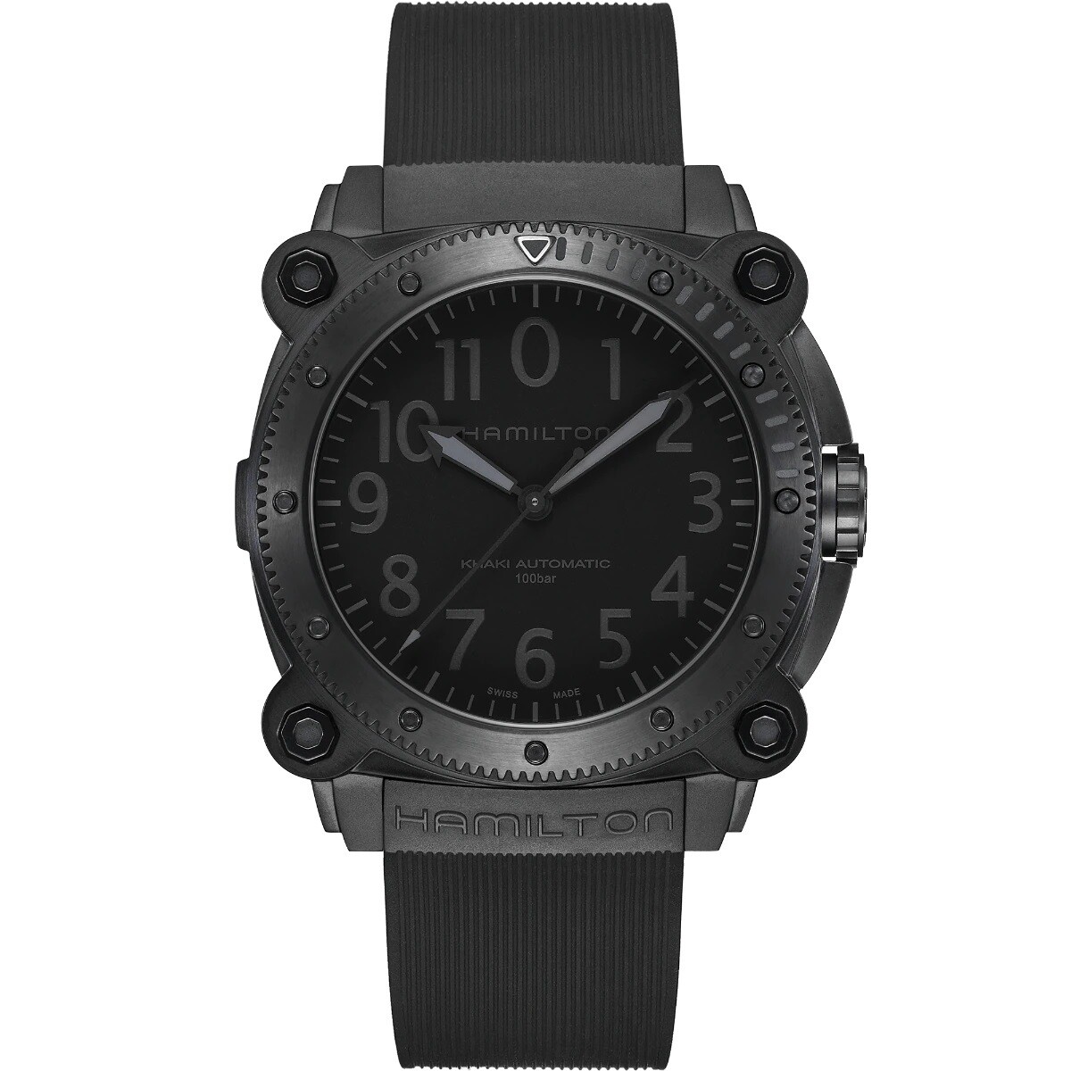 HAMILTON KHAKI NAVY BeLOWZERO Auto Titanium Carica automatica 46mm H78505330