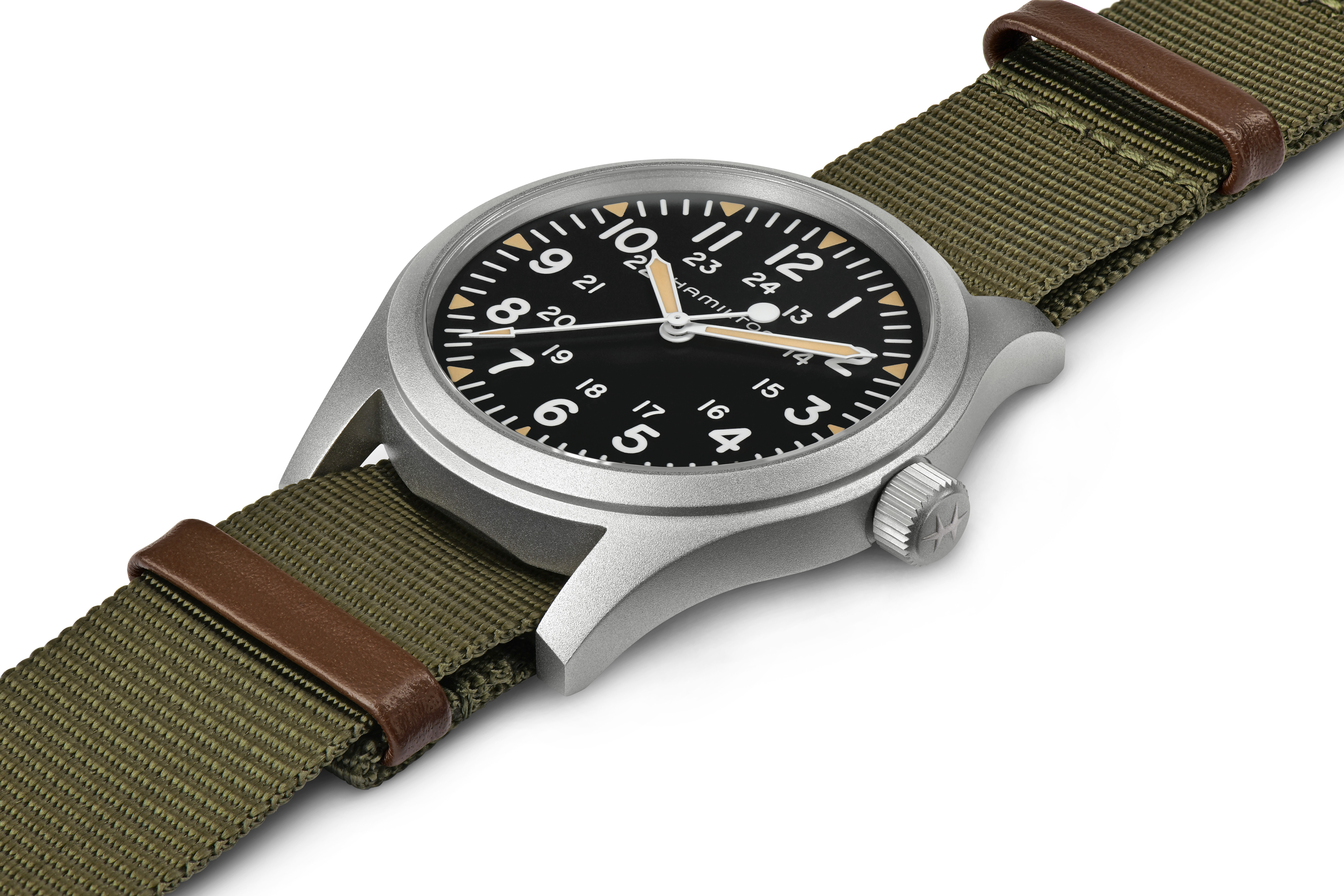HAMILTON KHAKI FIELD MECHANICAL OROLOGIO MECCANICO 42MM H69529933