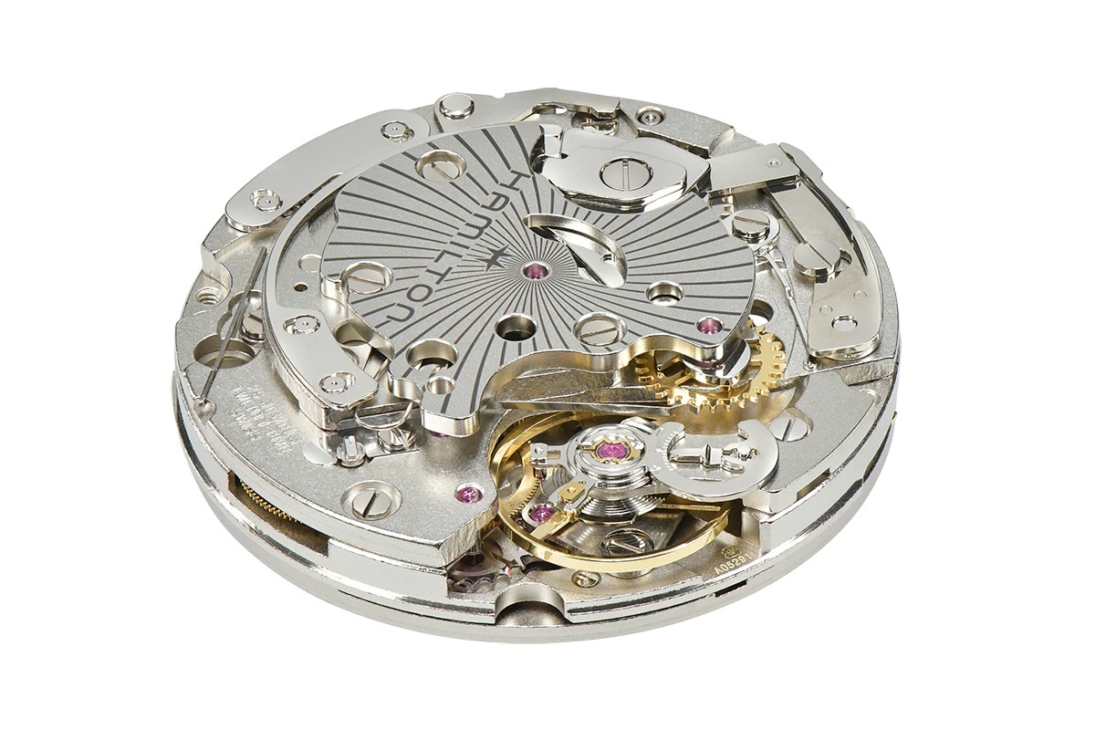 HAMILTON AMERICAN CLASSIC INTRA-MATIC CHRONOGRAPH H HAND WINDING 40MM MAGLIA MILANO MESH H38429110