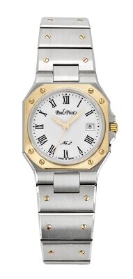 PAUL PICOT MEDITERRANEE No.2 GOLD 18Kt AND STAINLESS STEEL 30mm 8100SRG-110