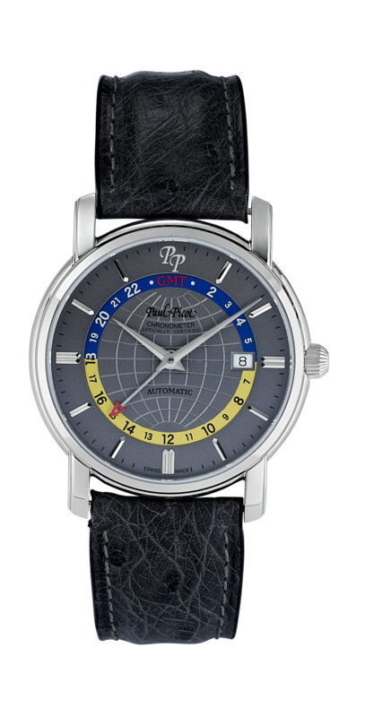 PAUL PICOT FIRSHIRE AUTOMATIC GMT 40mm Grey Dial 3755.GMT