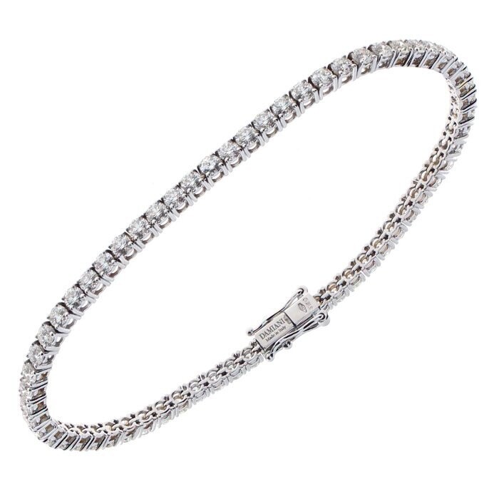 TENNIS TIMELESS DAMIANI BRACCIALE ORO BIANCO E DIAMANTI 4.95ct 20084839