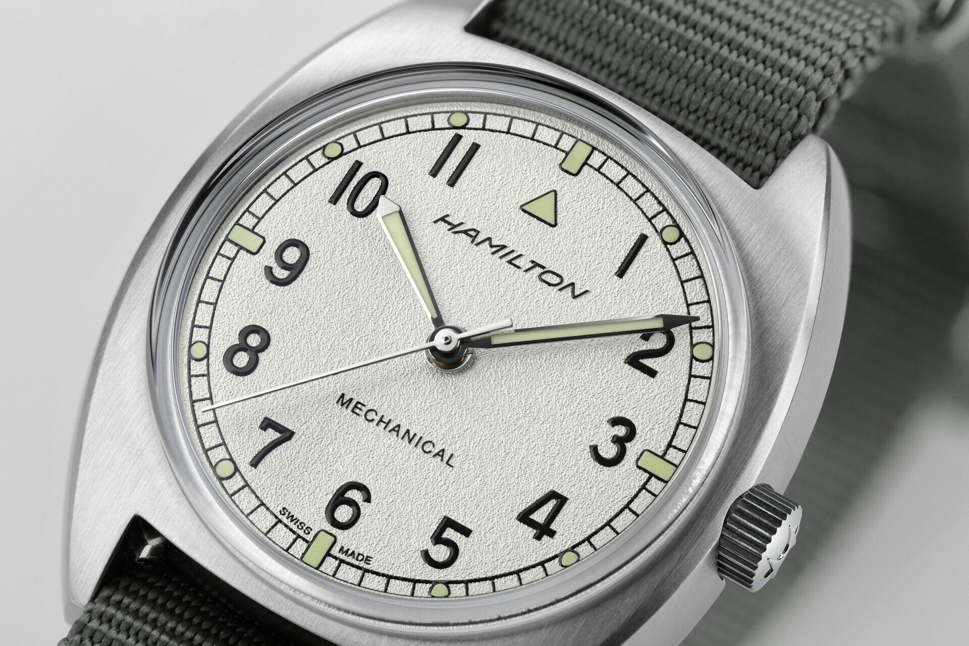 HAMILTON KHAKI AVIATION PILOT PIONEER MECHANICAL H76419951