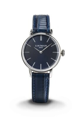 LOCMAN 1960 - QUARZO ACCIAIO QUADRANTE BLU 0253A02A-00BLNKPB