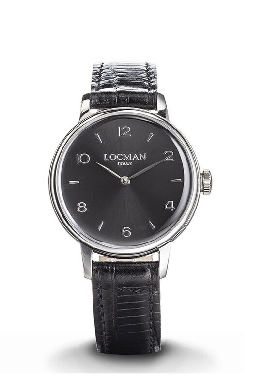 LOCMAN 1960 - QUARZO ACCIAIO QUADRANTE NERO 0253A01A-00BKNK2PK