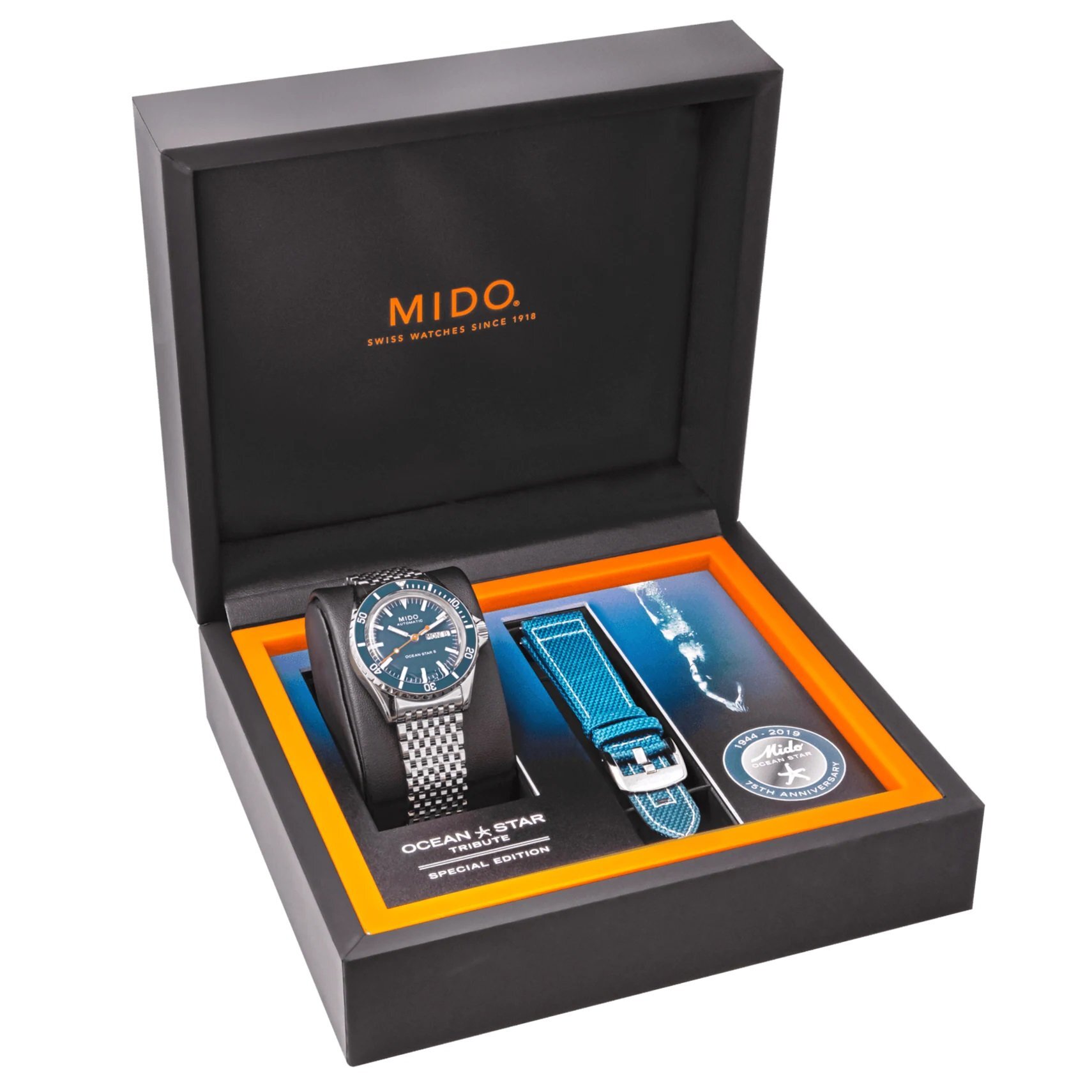 MIDO OCEAN STAR TRIBUTE EDIZIONE SPECIALE (1 CINTURINO EXTRA) M0268301104100