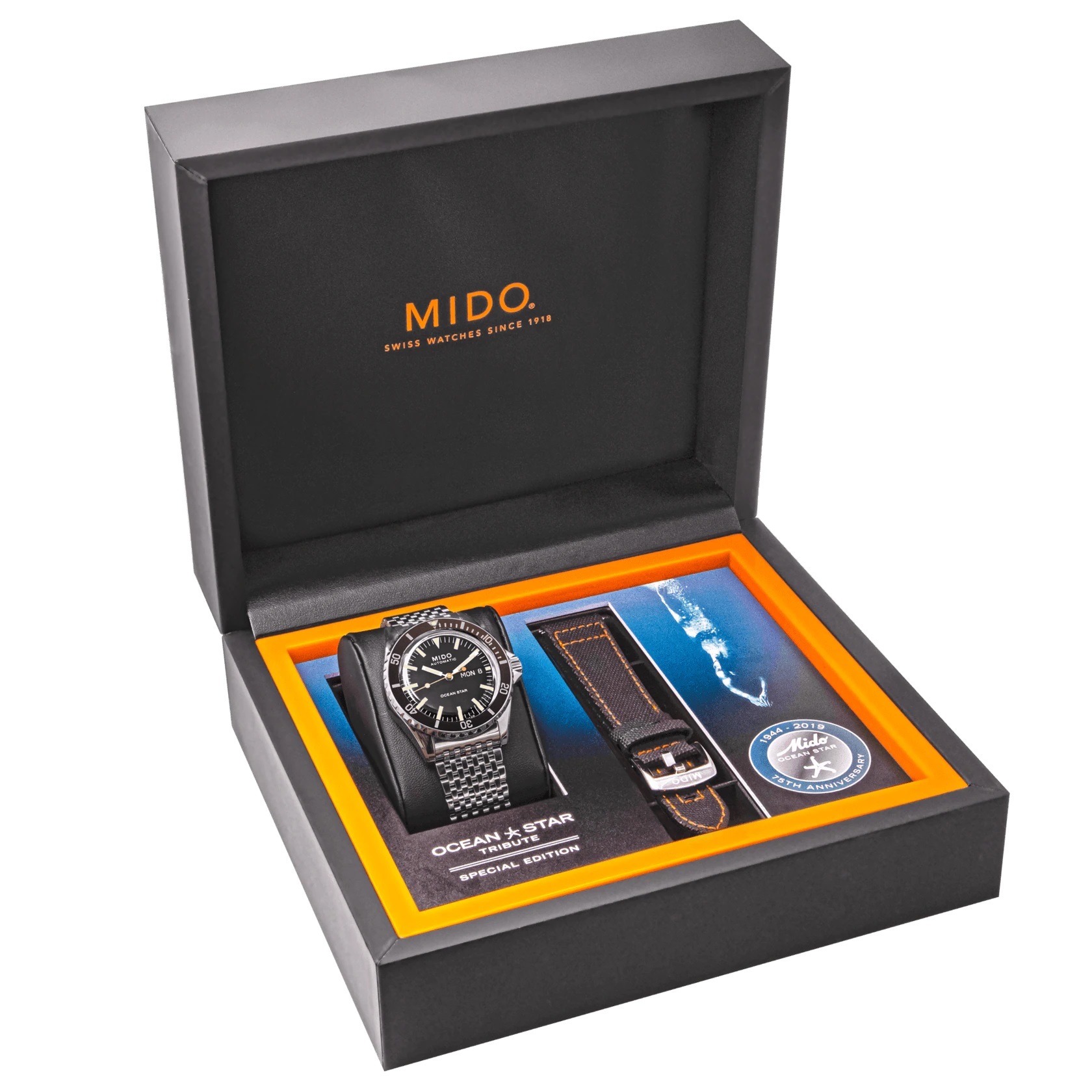 MIDO OCEAN STAR TRIBUTE EDIZIONE SPECIALE (1 CINTURINO EXTRA) M0268301105100