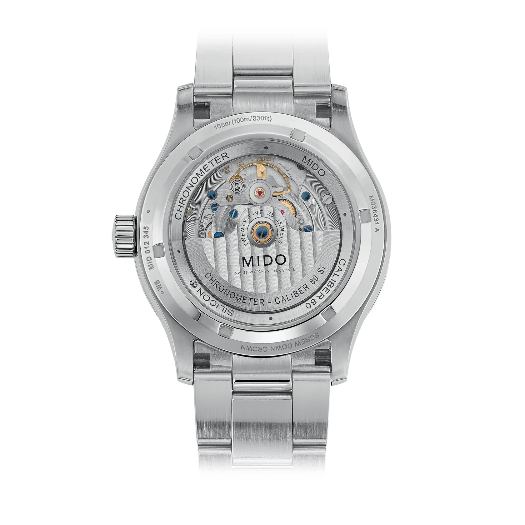 MIDO MULTIFORT CHRONOMETER 1 CRONOMETRO CERTIFICATO COSC M0384311104100