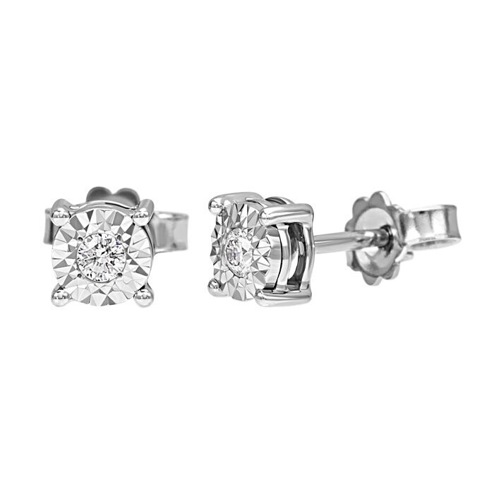 ORECCHINI BLISS RUGIADA PUNTI LUCE ORO BIANCO CON DIAMANTE TAGLIO BRILLANTE CT.0,10 20069887