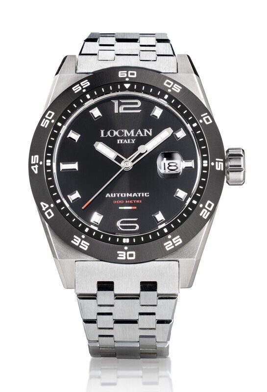 LOCMAN STEALTH 300MT AUTOMATICO BRACCIALE ACCIAIO 0220A01A-0KBKNKB0