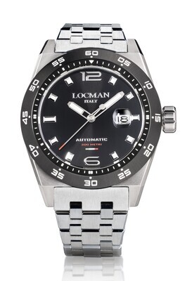 LOCMAN STEALTH 300MT AUTOMATICO BRACCIALE ACCIAIO 0220A01A-0KBKNKB0
