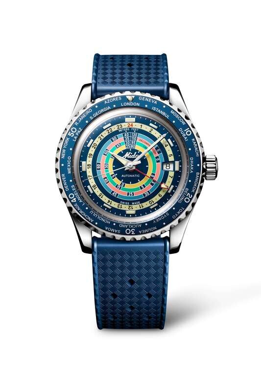 MIDO OCEAN STAR DECOMPRESSION WORLDTIMER  EDIZIONE SPECIALE (1 CINTURINO EXTRA) M0268291704100