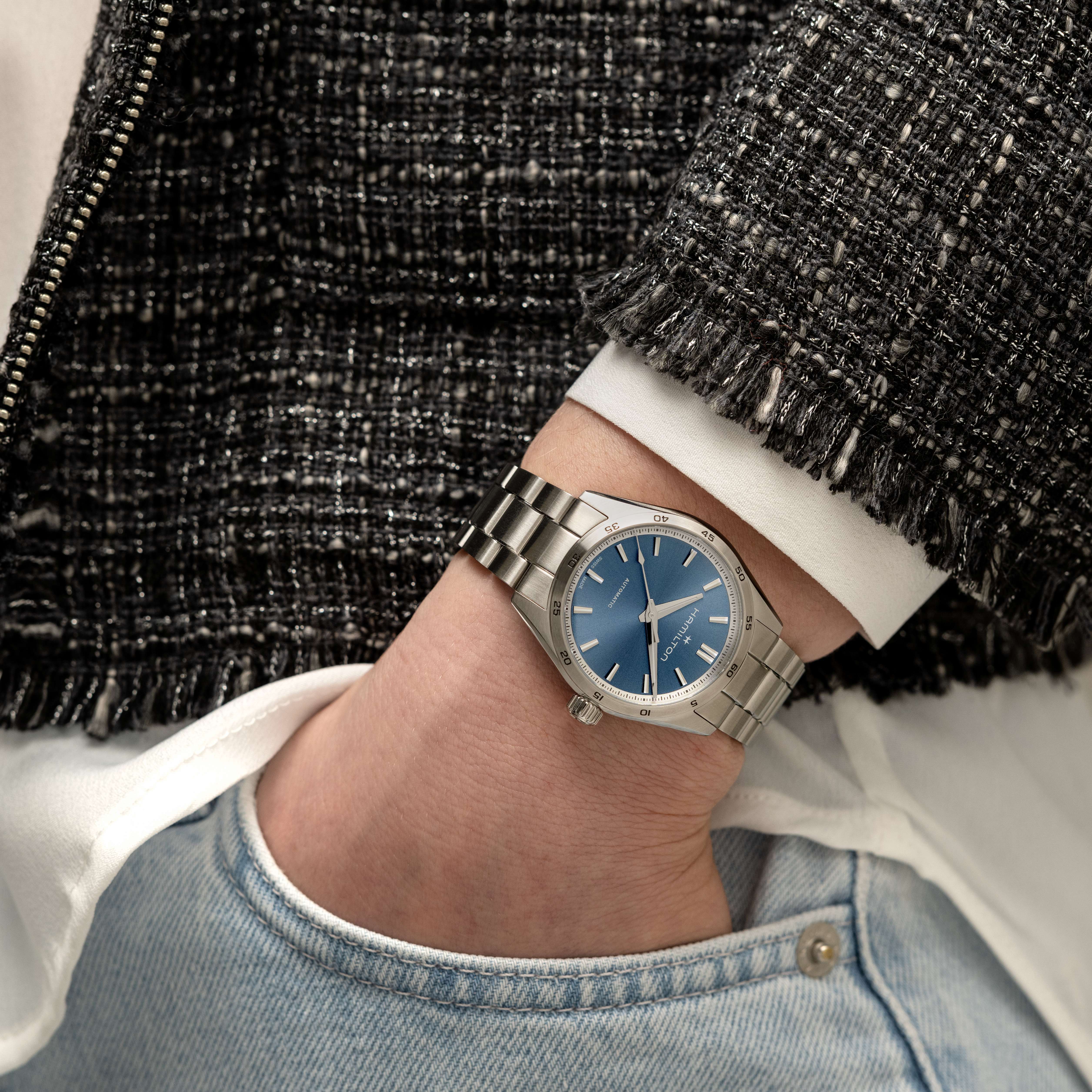 HAMILTON JAZZMASTER PERFORMER AUTO Carica automatica 34mm H36105140