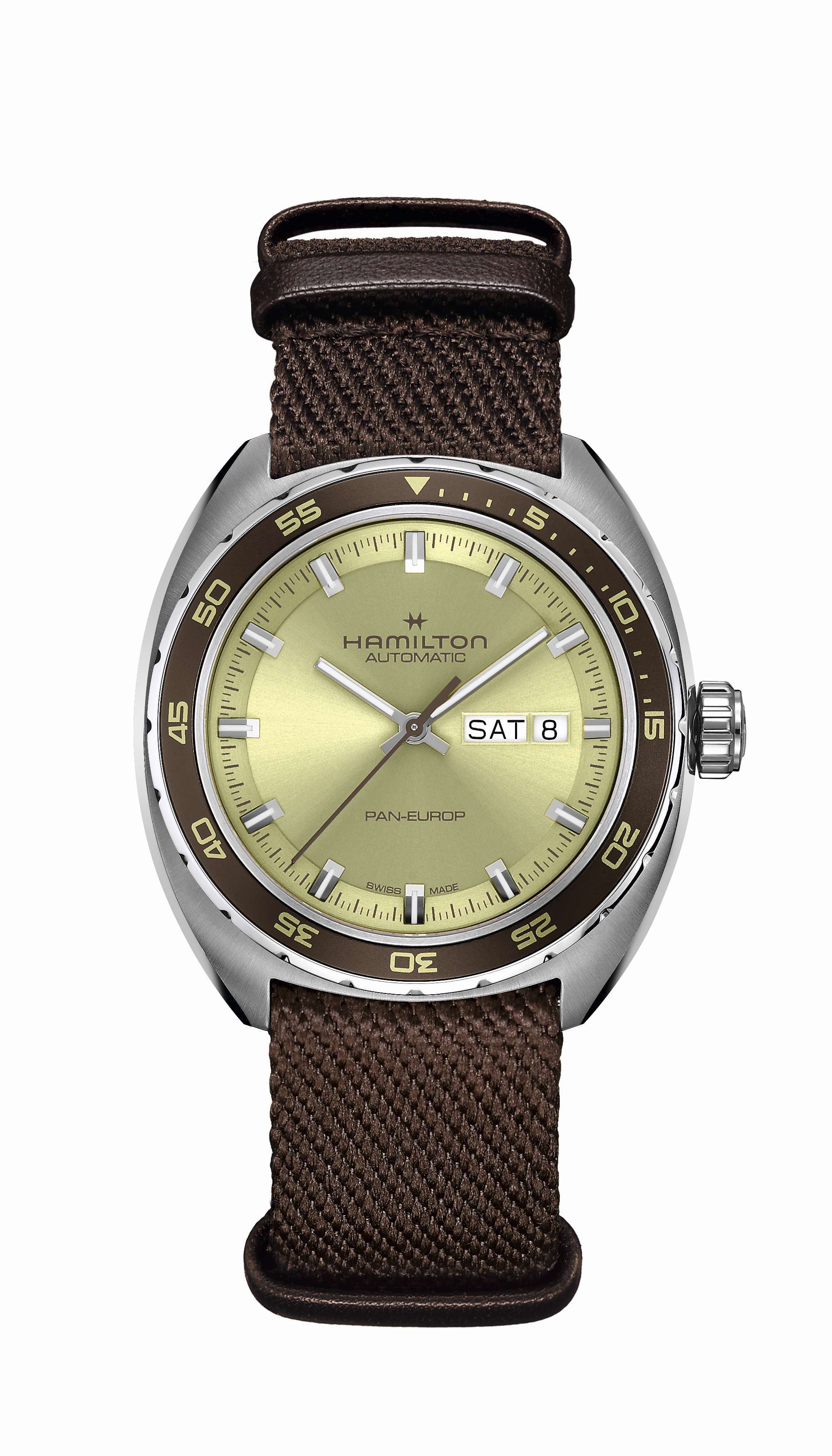 HAMILTON PAN EUROP AMERICAN CLASSIC  DAY DATE AUTO Carica automatica 42mm H35445860