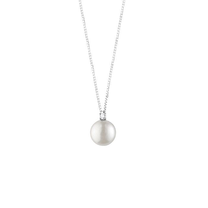 COLLIERINO BLISS PENDENTE PERLA PUNTO LUCE ORO BIANCO 20092861