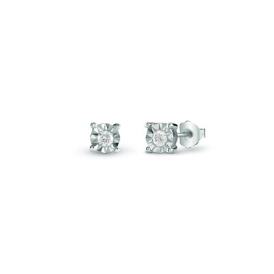 ORECCHINI BLISS RUGIADA PUNTI LUCE ORO BIANCO CON DIAMANTE 20101426