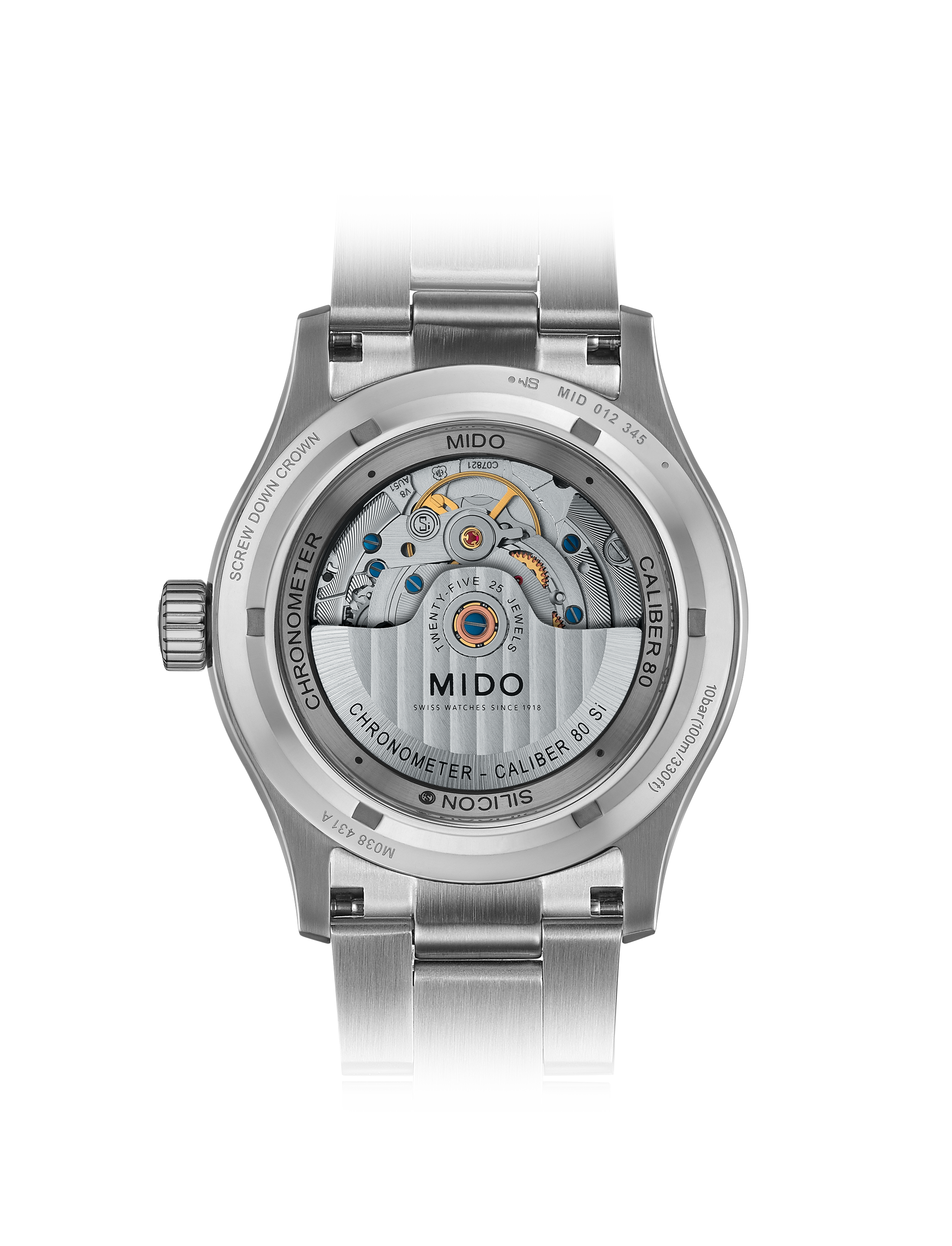 MIDO MULTIFORT CHRONOMETER 1 CRONOMETRO CERTIFICATO COSC M0384311103100