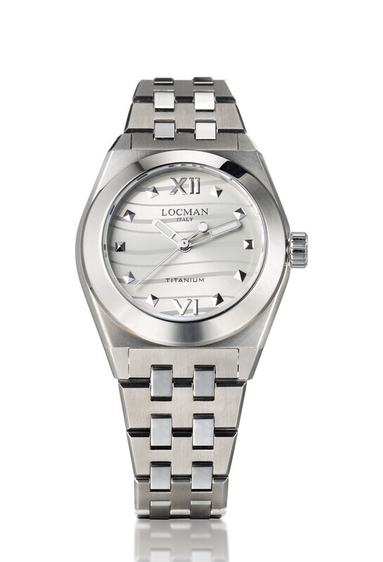 LOCMAN STEALTH  - OROLOGIO 36MM  AL QUARZO FULL TITANIUM 0225T06A-00AGNKB0