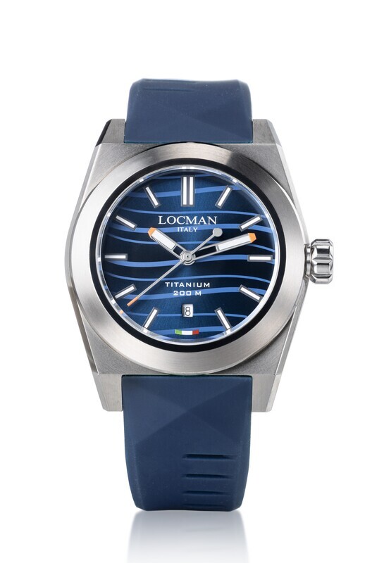 LOCMAN STEALTH  - OROLOGIO 42MM AL QUARZO FULL TITANIUM 0223T02S-00BLWHSB