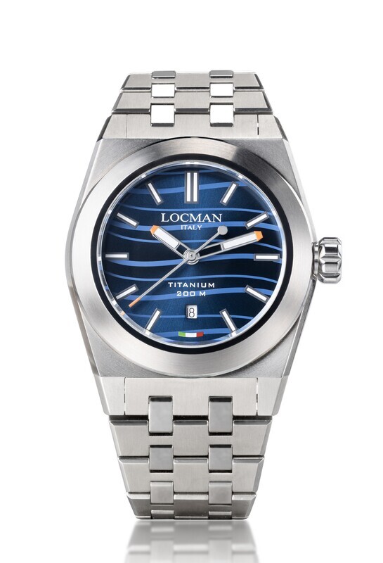 LOCMAN STEALTH  - OROLOGIO 42MM AL QUARZO FULL TITANIUM 0223T02S-00BLWHB0