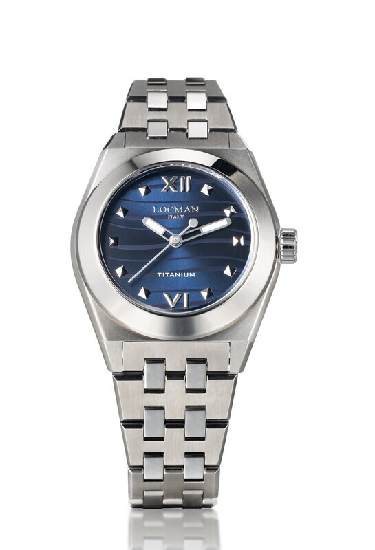 LOCMAN STEALTH  - OROLOGIO 36MM  AL QUARZO FULL TITANIUM 0225T02A-00BLNKB0