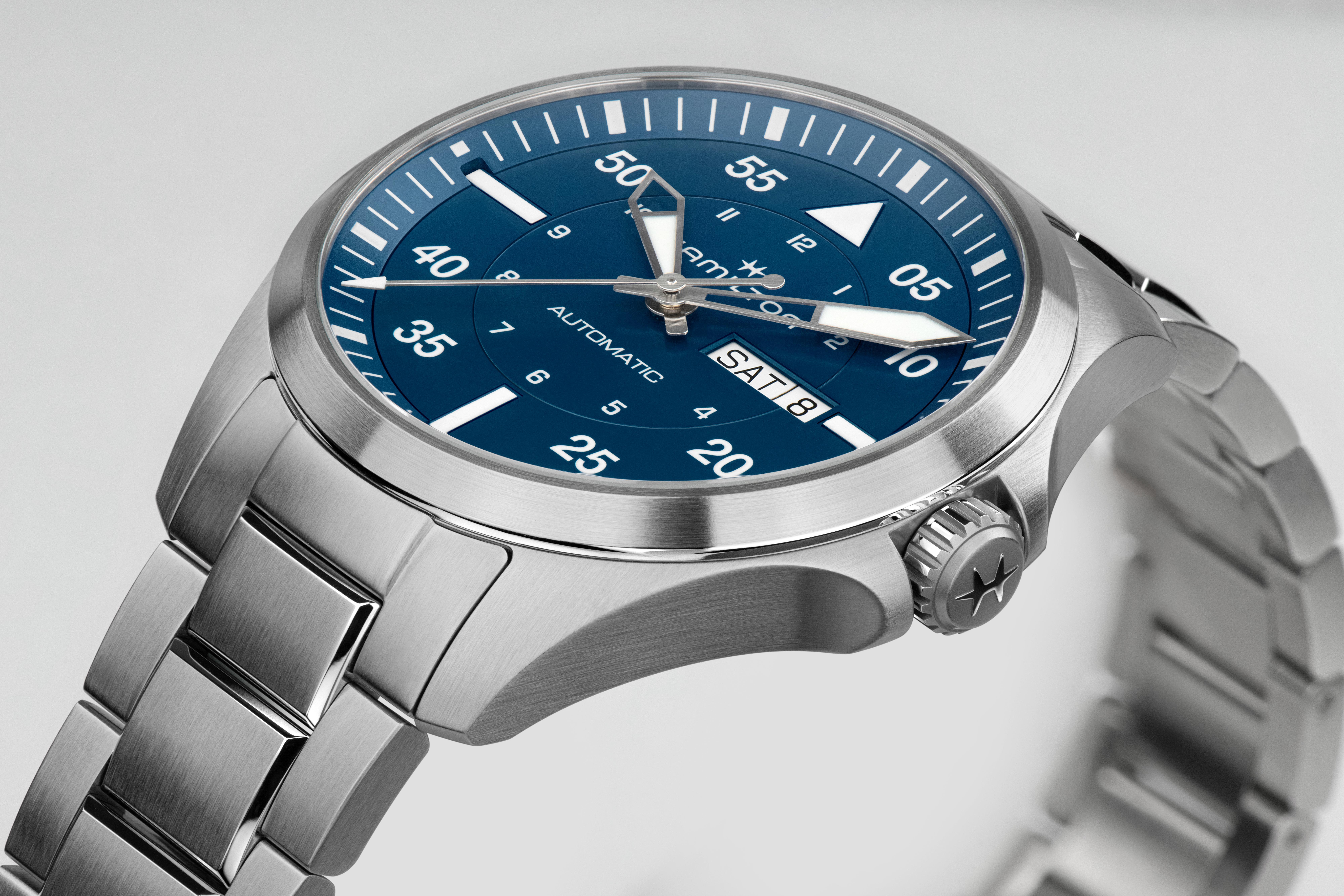 HAMILTON KHAKI AVIATION PILOT DAY DATE AUTO Carica automatica 42mm H64635140