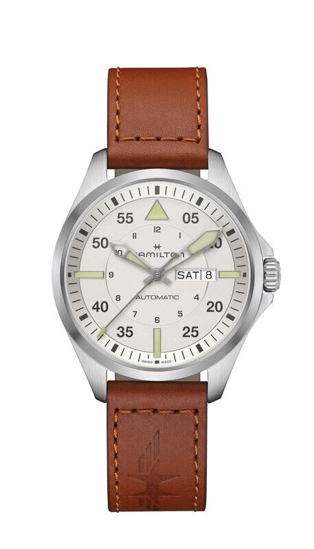 HAMILTON KHAKI AVIATION PILOT DAY DATE AUTO Carica automatica 42mm H64635550 HAMILTON KHAKI AVIATION PILOT DAY DATE AUTO Carica automatica 42mm H64635550