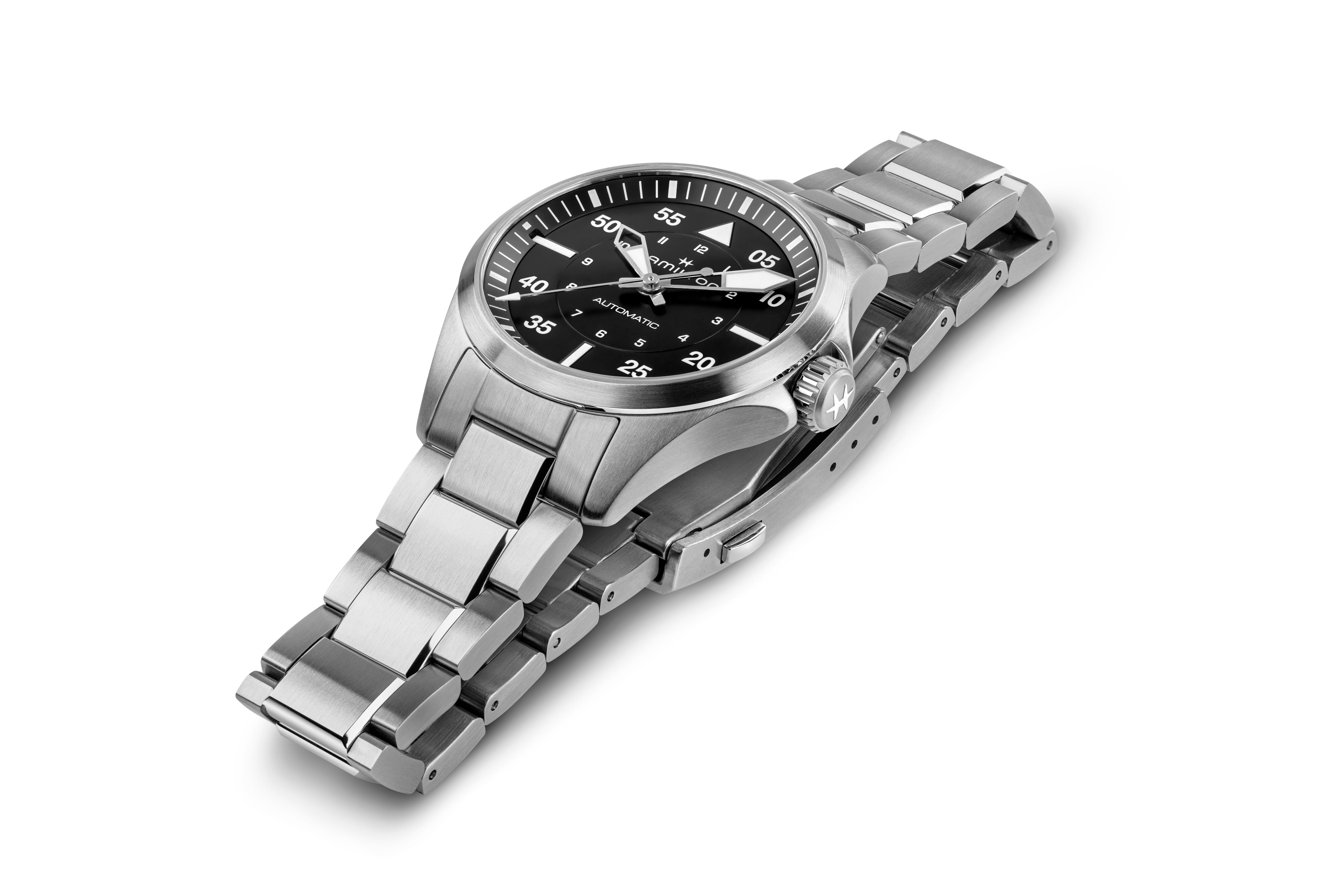 HAMILTON KHAKI AVIATION PILOT AUTO Carica automatica 36mm H76215130