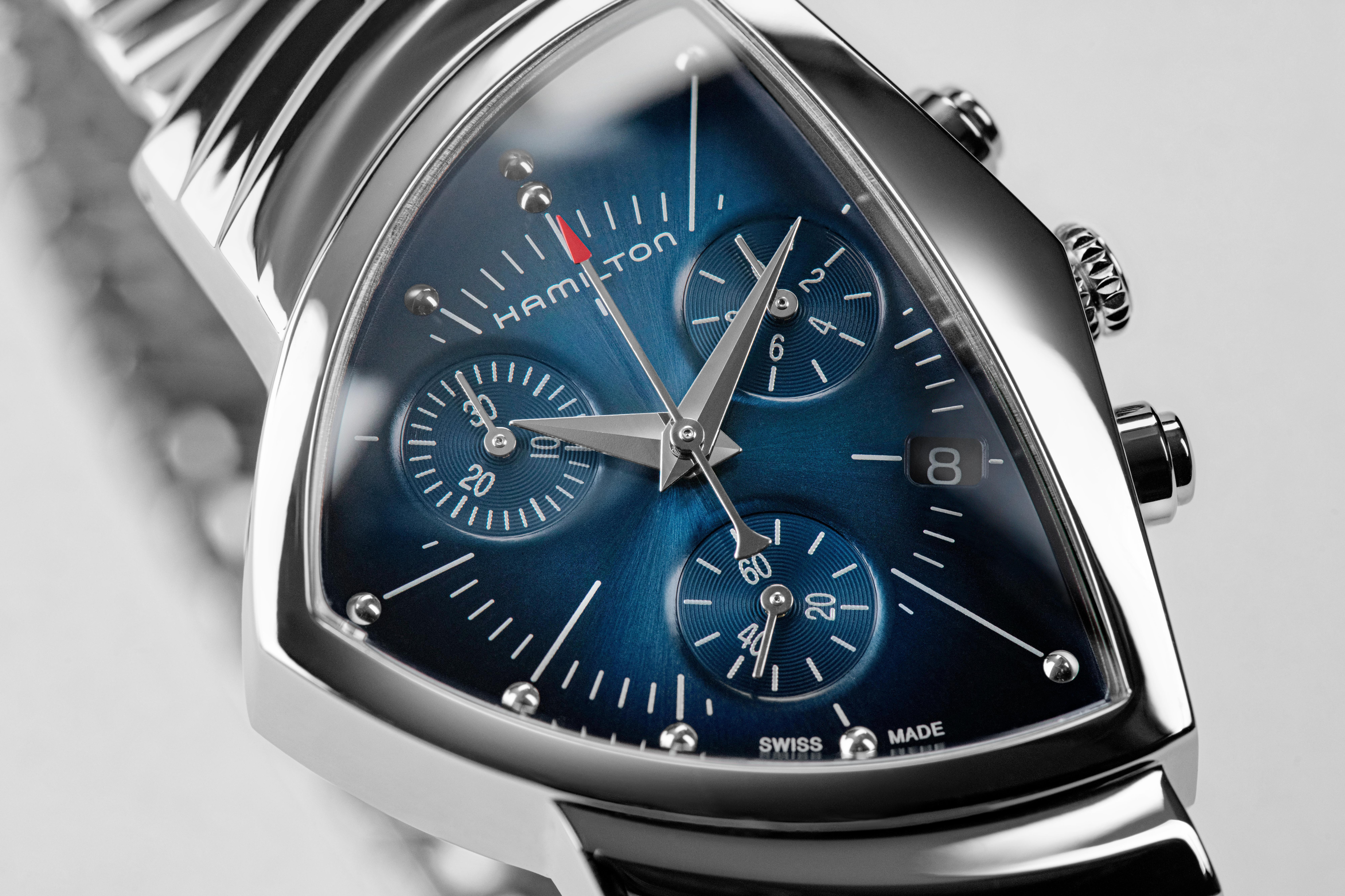 HAMILTON VENTURA CHRONO QUARTZ Quarzo 32,3mm x 50,3mm H24432141