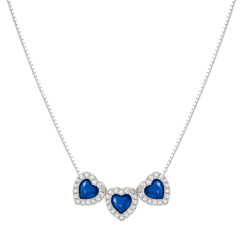 NOMINATION COLLANA ALL MY LOVE CON 3 CUORI E ZIRCONI BLU
Collana in Argento 925 240303 012