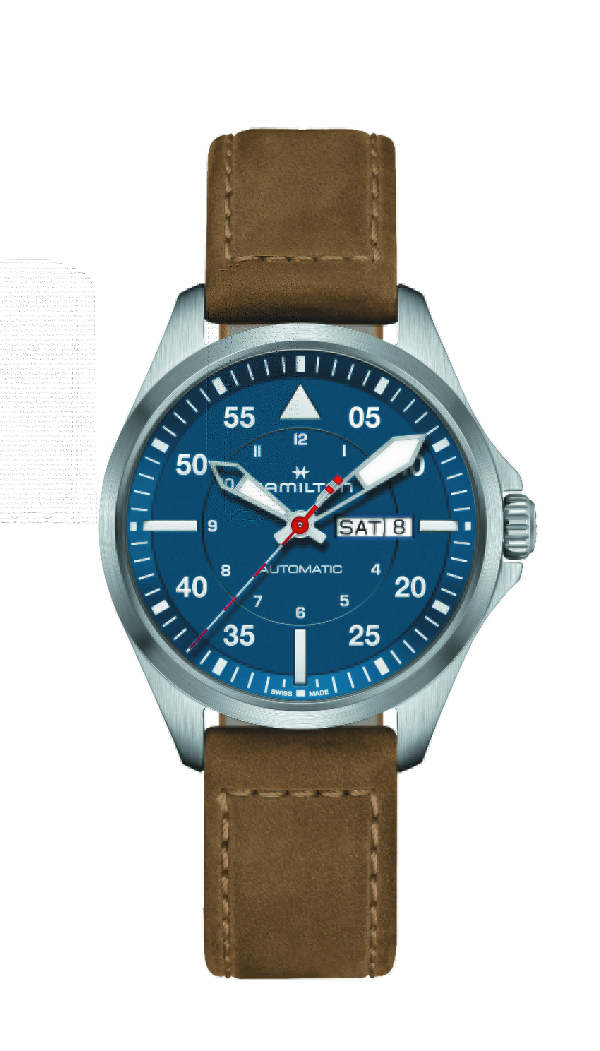 HAMILTON KHAKI AVIATION PILOT DAY DATE AUTO AIR-GLACIERS EDITION
Carica automatica | 42mm H64655941