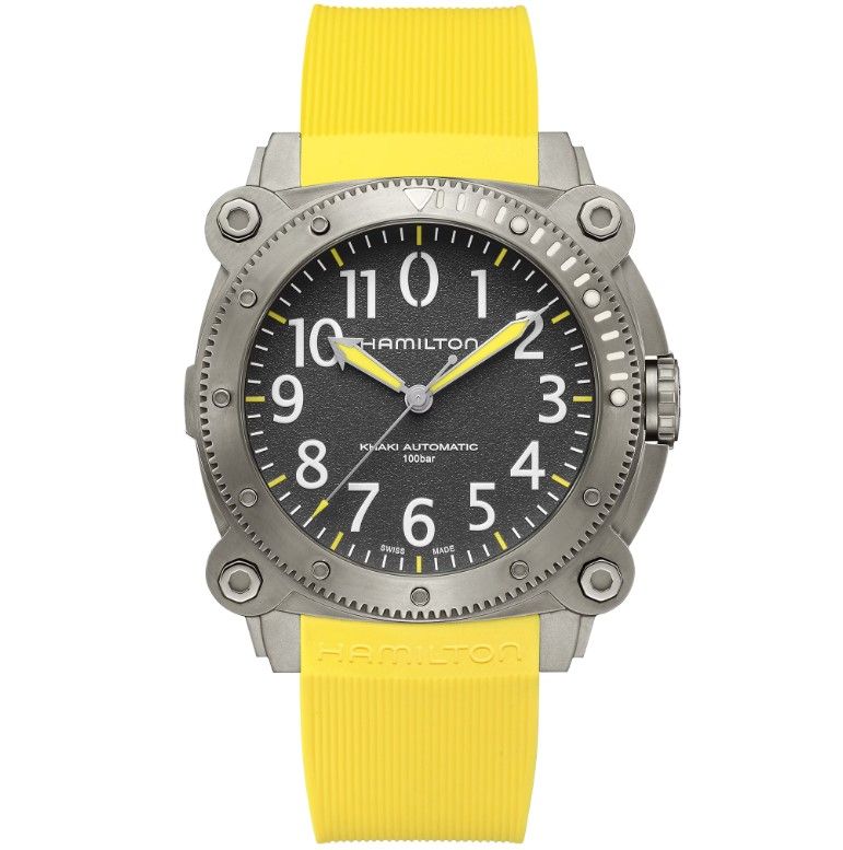 HAMILTON KHAKI NAVY BELOWZERO AUTO TITANIUM Carica automatica 46mm H78535380
