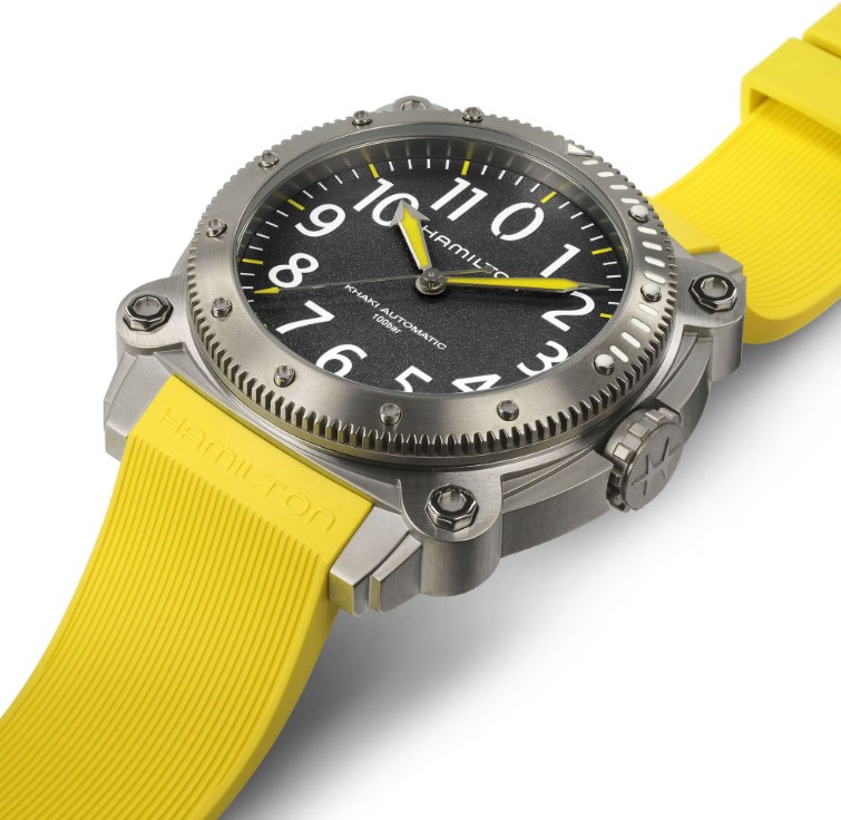 HAMILTON KHAKI NAVY BELOWZERO AUTO TITANIUM Carica automatica 46mm H78535380