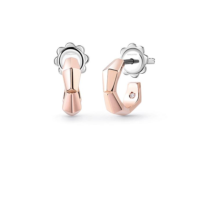 SALVINI EVA ORECCHINI  ORO ROSA CON DIAMANTE 20101387