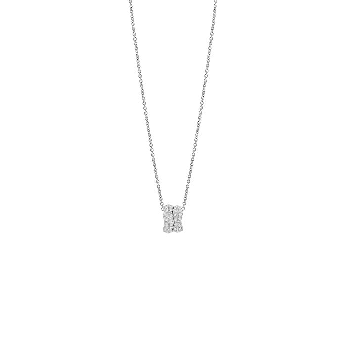 SALVINI EVA COLLIERINO ORO BIANCO E DIAMANTI FULL PAVE' 20101385