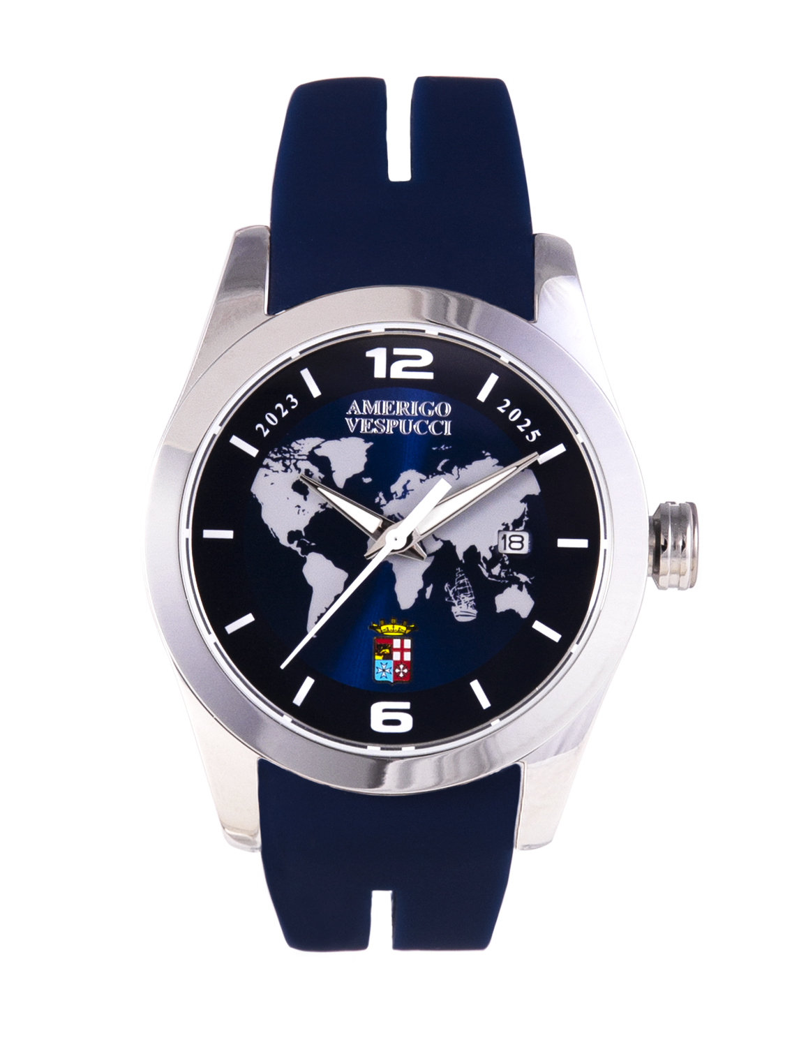 LOCMAN ISLAND AMERIGO VESPUCCI CINTURINO SILICONE BLU 40MM 0613A02S-00AMVESB