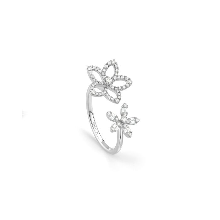 SALVINI MAGIA GARDEN ANELLO ORO BIANCO CON DIAMANTI 20101507