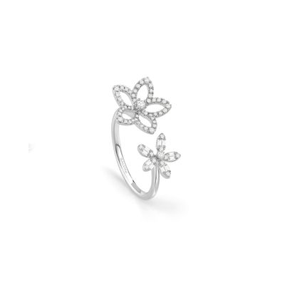SALVINI MAGIA GARDEN ANELLO ORO BIANCO CON DIAMANTI 20101507