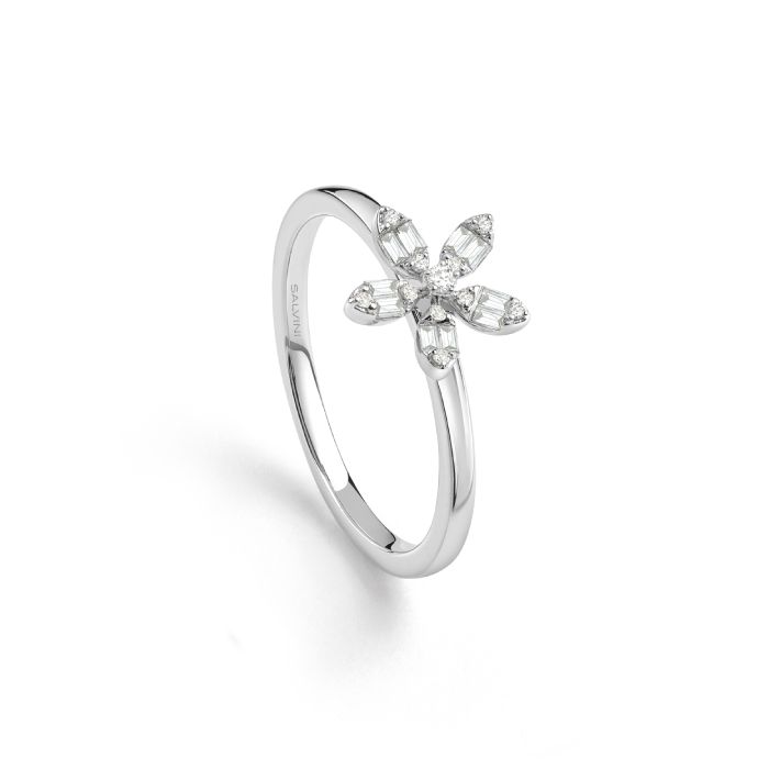 SALVINI MAGIA GARDEN ANELLO ORO BIANCO CON DIAMANTI 20101501