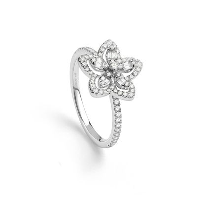 SALVINI MAGIA GARDEN ANELLO ORO BIANCO CON DIAMANTI 20101488