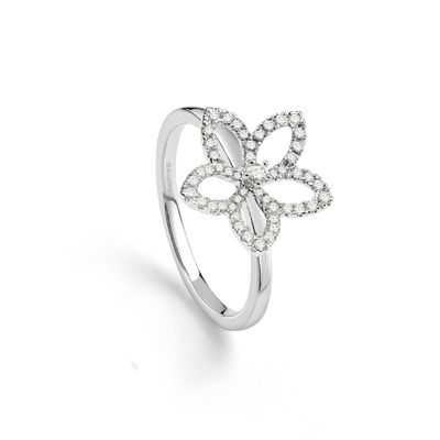 SALVINI MAGIA GARDEN ANELLO ORO BIANCO CON DIAMANTI 20101503