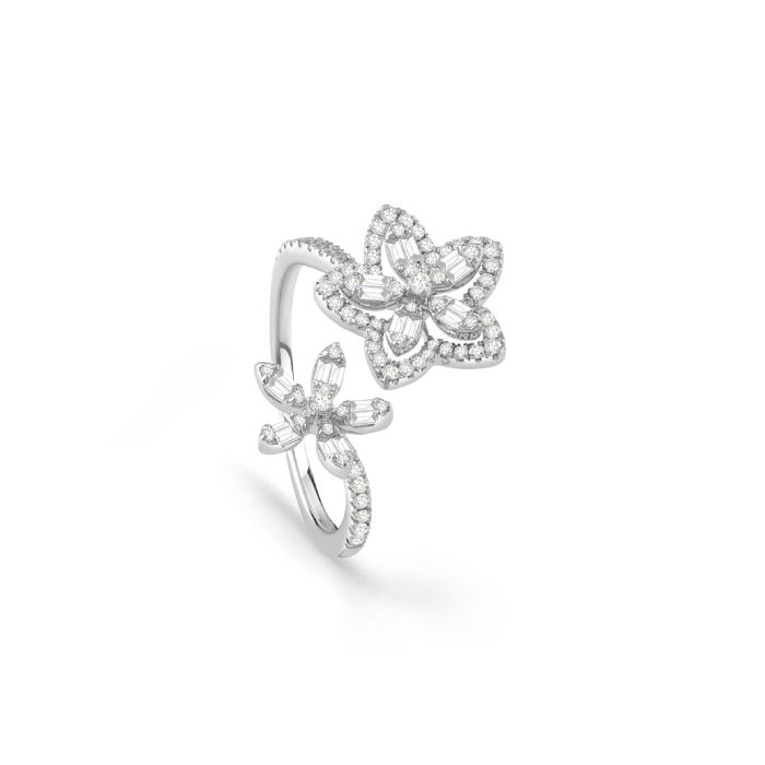 SALVINI MAGIA GARDEN ANELLO ORO BIANCO CON DIAMANTI 20101508