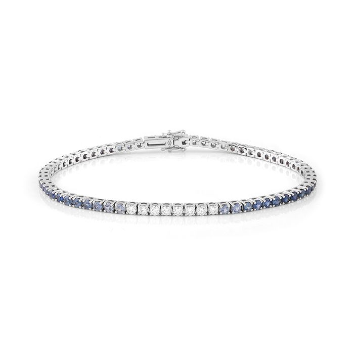 SALVINI TENNIS MULTICOLOR CON DIAMANTI E ZAFFIRI 20102678