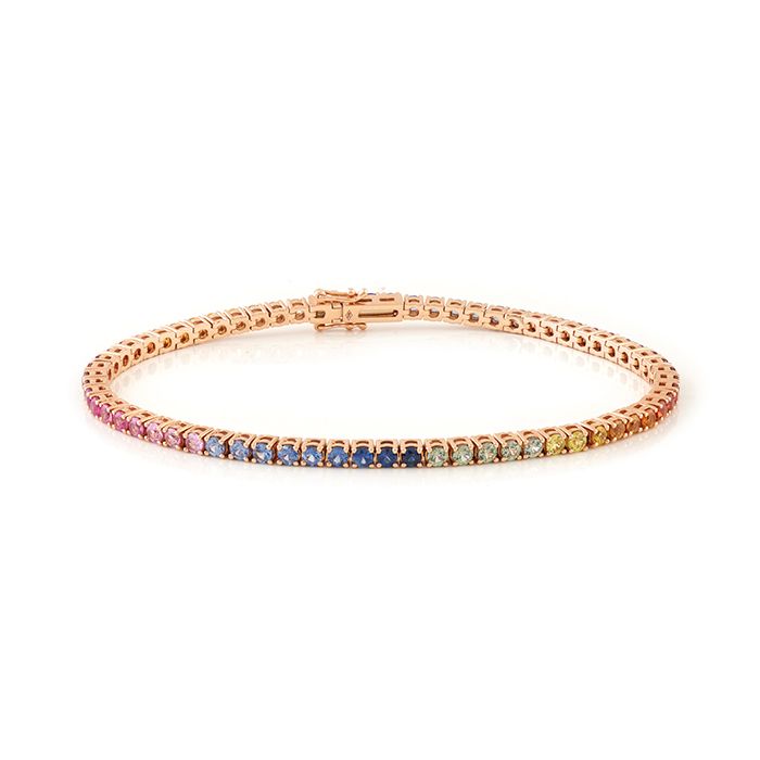 SALVINI TENNIS MULTICOLOR CON DIAMANTI E ZAFFIRI 20102674