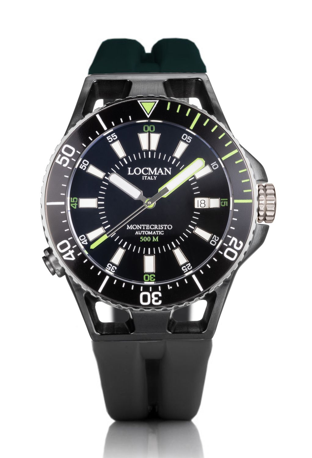 LOCMAN MONTECRISTO 500M PROFESSIONAL HELIUM VALVE AUTOMATIC UOMO 41MM 0547K01A-BKBKGRSK0