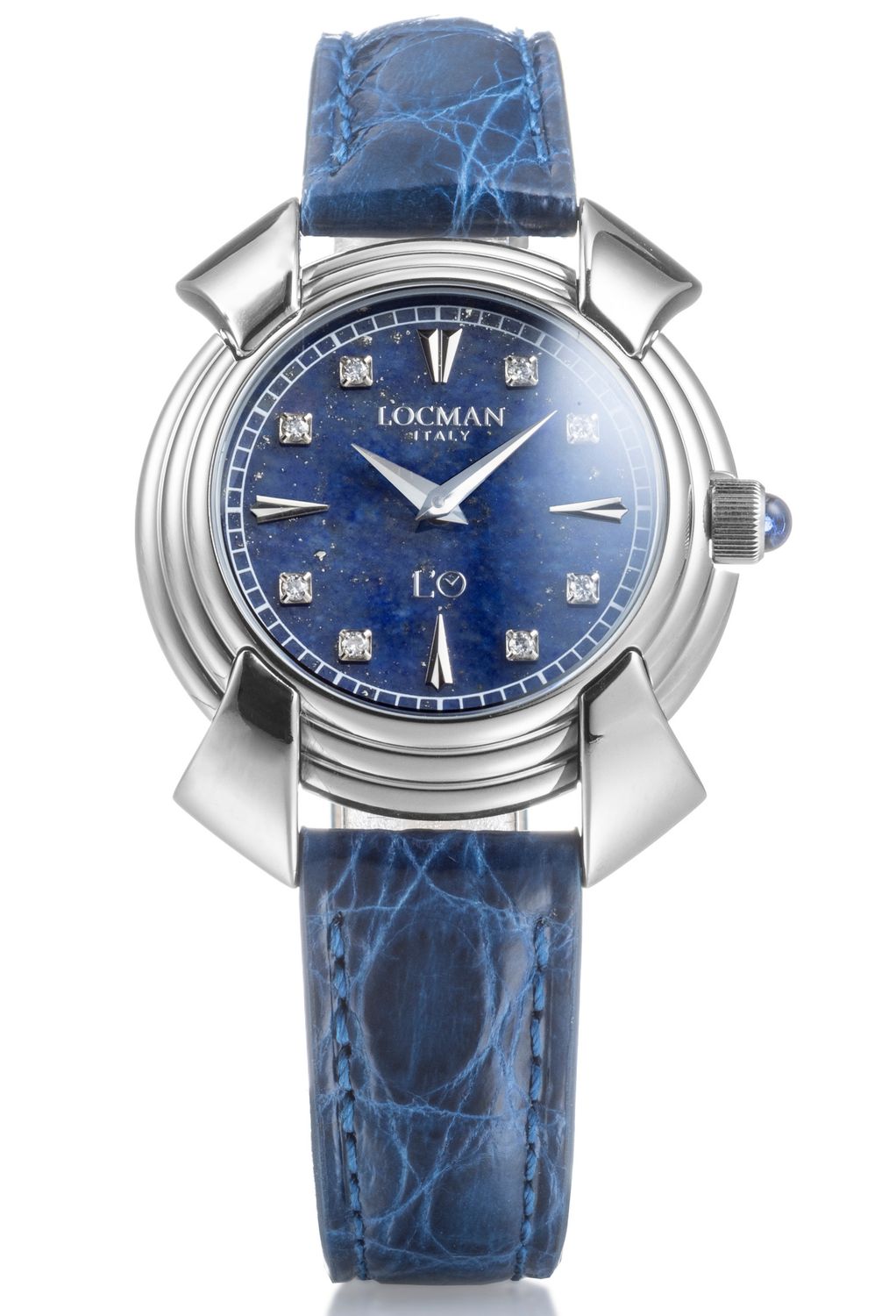 LOCMAN X L'O DECIMO CANTO LADY QUADRANTE IN LAPIS E DIAMANTI TITANIO 0LO2T02A-00LPNKDAB