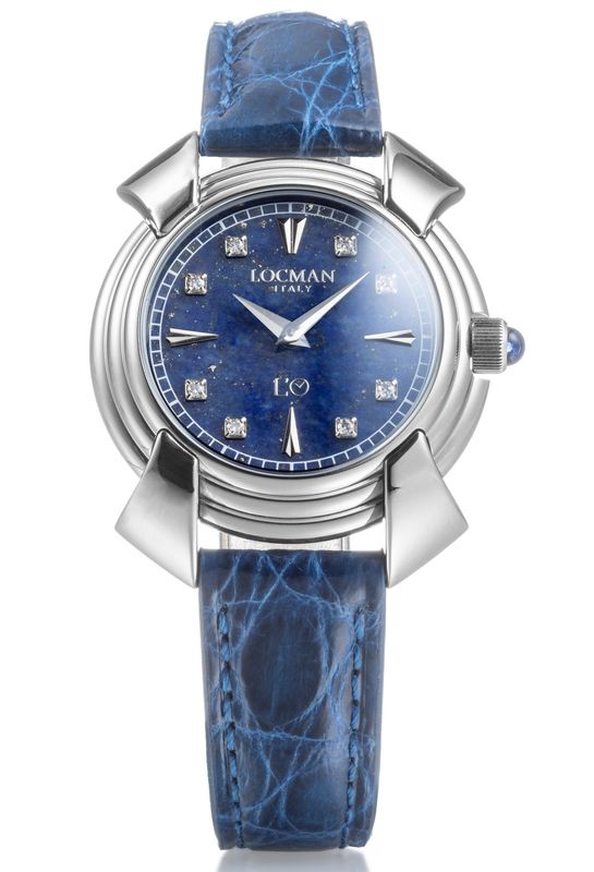 LOCMAN X L'O DECIMO CANTO LADY QUADRANTE IN LAPIS E DIAMANTI TITANIO 0LO2T02A-00LPNKDAB