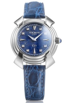 LOCMAN X L'O DECIMO CANTO LADY QUADRANTE IN LAPIS E DIAMANTI TITANIO 0LO2T02A-00LPNKDAB