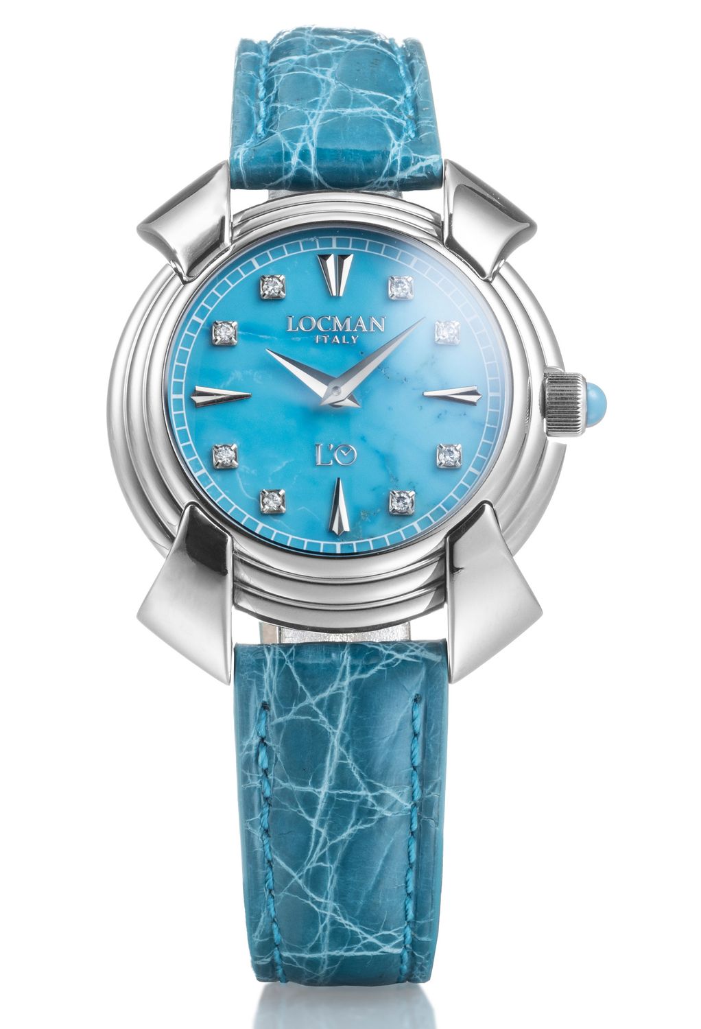 LOCMAN X L'O DECIMO CANTO LADY QUADRANTE IN TURCHESE E DIAMANTI TITANIO 0LO2T17A-00TQNKDAZ