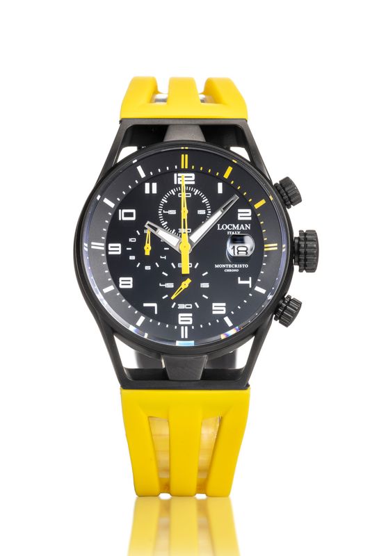LOCMAN MONTECRISTO CHRONO QUARTZ BLACK PVD 41MM 00542K01S-KMBKYLSY